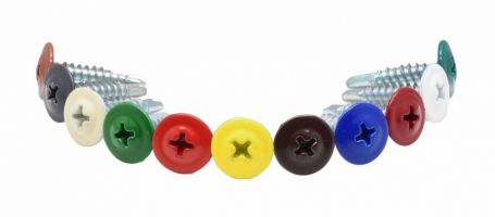 Саморез прес-ш. 4,2*25 Ц/Сверло RAL5005 Синий яркий