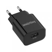 Зарядное устройство SmartBuy SBP-1025 СЗУ 2.4A 1*USB black