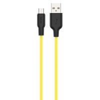 Кабель Hoco USB-Type-C X21 1.0м yellow