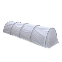 Парник КЛЕВЕР ПЛЮС 8м*1м*1,7м спанбонд 55г/м, дуги 3,7м клипсы для крепления