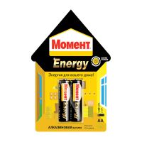 Алкалиновая батарейка «Момент Energy» тип АА