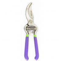 Секатор прямой рез, легированная сталь, обрезиненные ручки, 200мм