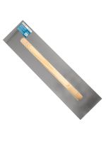 Гладилка прямая нержавеющая сталь, рукоятка из сосны, 480х125мм