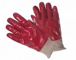 Перчатки красные/синие (маслобензостойкие)