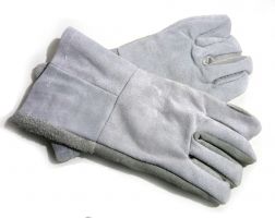 Краги сварщика спилковые серые