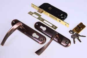 Замок врезной №23-70Л ст.медь НОРА-М