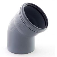 отвод PP канализ.D 110 (45)