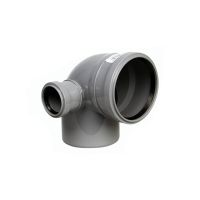 отвод PP с выходом левый канализ.D 110х50(90)