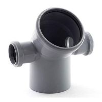 отвод PP с выходом левый+правый канализ.D 110х50(45)