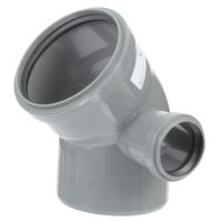 отвод PP с выходом правый канализ.D 110х50(45)