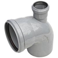 отвод PP с выходом фронтальный канализ.D 110х50(90)