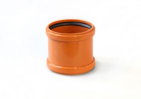 муфта канализ.D-110 ПОЛИТРОН (КАН.НАРУЖ.)