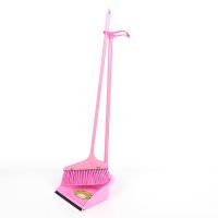 Щетка для пола  ЛЕНИВКА /щетка с рук+совок/розовый HD5801-pink Марья Искусница