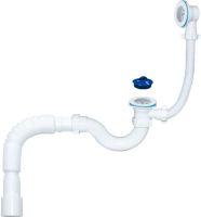 Сифон  А — 70089 Орио д/ванны с перелив. пластм. выпуск