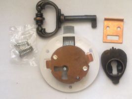 Замок для шкафа — (круглый)