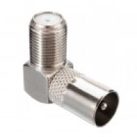 Штекер антенный метал. -угловой