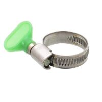 Хомут червячный с ключом 10-16 НЕРЖ