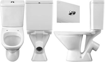 Унитаз-компакт Лига (косой выпуск, 2 режим, крышк ПП, нижн подкл)