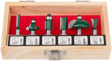 Набор фрез по дереву 6 штук