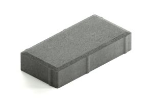 Плитка тротуарная «Брусчатка» 20х10х4 серая