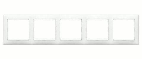 Legrand Valena, белая рамка пятирная