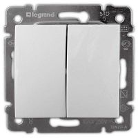 Legrand Valena, белый выкл. 2 кл.