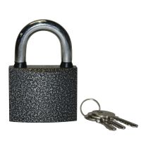 Замок навесной Aqwin, LSH32, блистер, навесной, цилиндровый, серый, 32 мм, 3 ключа