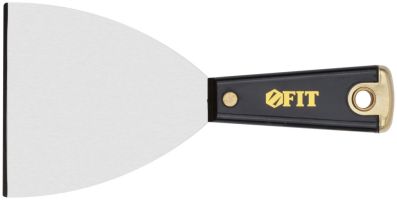 Шпатель для удаления ржавчины Профи, толщ. лезвия 1 мм, пластик.ручка с метал.бойком  3″ (75 мм)