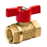 Кран шар. латунь Ду-15 г./г. бабочка  Бологое (Pride) Россия