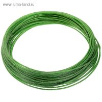 Трос в оплетке ПВХ 3/4 (100м) зеленый