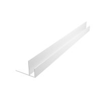Профиль «F» для панелей 8мм 3,0м Белый глянцевый/001-G