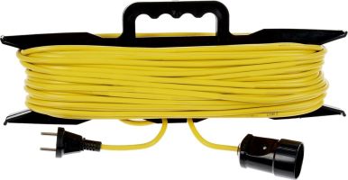 Удлинитель на рамке 1 гн, 50м, 0,75, б/з, пластик, 1300Вт Союз