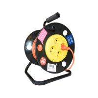 Jett (ДЖЕТТ) пласт. катушка сет. удл. ПВС 2х1.5, 4 роз. 30 м