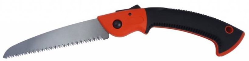 Ножовка BARTEX садовая 300мм, заточка 3 D, чехол, двухкомп прорезин ручка