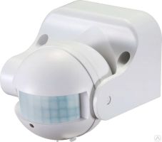 230V 1200W 8m 120°(гориз.) 360°(верт.) IP0 белый датчик движения