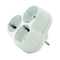 Тройник круглый с/з 16А 250В