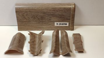 Плинтус К55 2,2-2,5м «Идеал Комфорт» Дуб капучино / 205