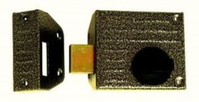 Замок накладной Стандарт 3H1-2.1C, бронза