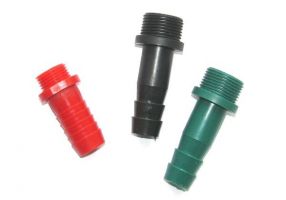 Штуцер пластиковый 3/4″ наружная резьба — 3/4 * 1″ шланг