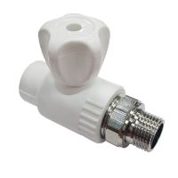 Шар.кран д/рад-ра из PPRC прямой 20-1/2