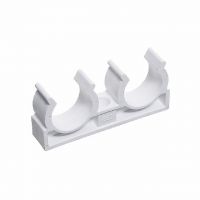 Опора двойная D-25 белый PRO AQUA