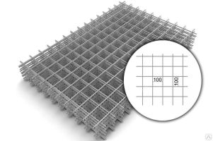 сетка СВАРНАЯ неоц.d=3,8мм яч:100*100мм карта:1,0*2м