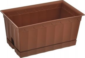 Ящик балк. 20*12*10см с поддоном С119 Полимербыт