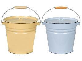 Ведро эмалиров.с крышкой 12л