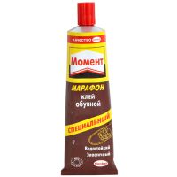 Обувной клей МОМЕНТ МАРАФОН 125мл в шоу-боксе