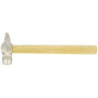 Молоток слесарный деревянная рукоятка, круглый боек, 800 г