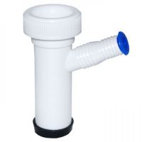 Отвод для стир. машины (40) №1202-БЕЛЫЙ