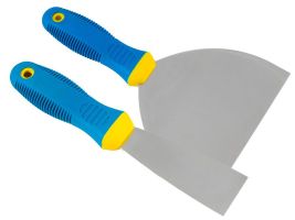 Шпательная лопатка «SOFT», нерж.сталь, двухкомпонентная рукоятка, 60мм