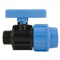 Кран 32ммх1″ наружная резьба, компрессионный, для ПЭ труб