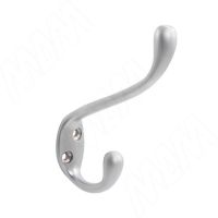 Крючок одеж. бол. однорож. хром